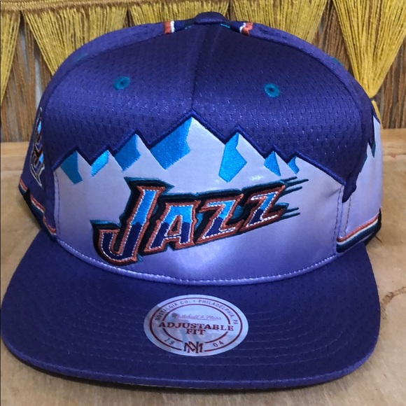 utah jazz snapback mitchell and ness